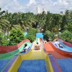 Máng trượt Nhiều Làn - Multislide 4 máng trượt bốn màu - bốn làn